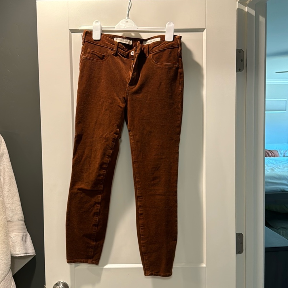 Brown cord pants